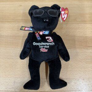 Ty Beanie Baby No 3 Bear Nascar Dale Earnhardt #3 GoodWrench